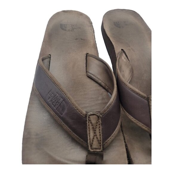 The North Face Shoes Men Size 13 Brown Flip Flop Sandals Vacation Summer Beach main image 4